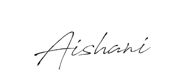 How to make Aishani signature? Antro_Vectra is a professional autograph style. Create handwritten signature for Aishani name. Aishani signature style 6 images and pictures png