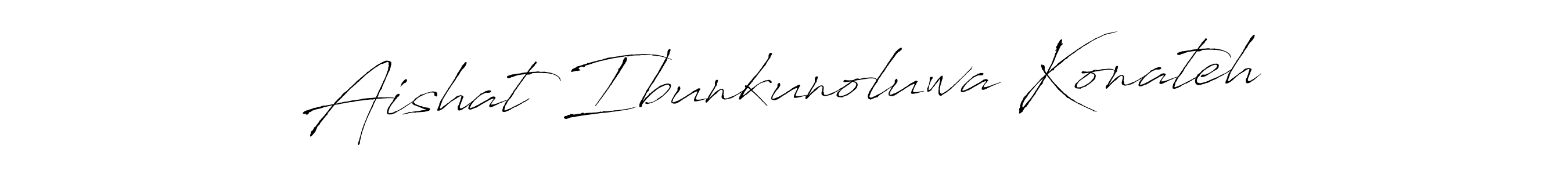 Make a beautiful signature design for name Aishat Ibunkunoluwa Konateh. Use this online signature maker to create a handwritten signature for free. Aishat Ibunkunoluwa Konateh signature style 6 images and pictures png