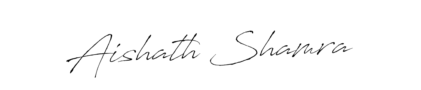 Create a beautiful signature design for name Aishath Shamra. With this signature (Antro_Vectra) fonts, you can make a handwritten signature for free. Aishath Shamra signature style 6 images and pictures png