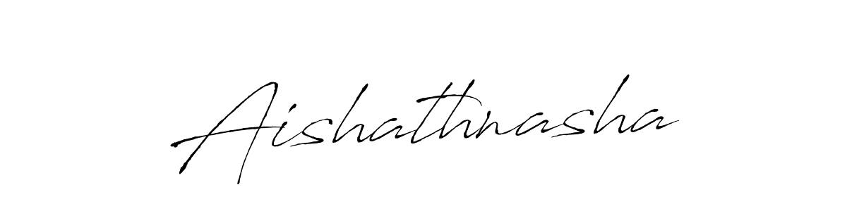 Also we have Aishathnasha name is the best signature style. Create professional handwritten signature collection using Antro_Vectra autograph style. Aishathnasha signature style 6 images and pictures png