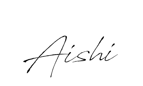 Aishi stylish signature style. Best Handwritten Sign (Antro_Vectra) for my name. Handwritten Signature Collection Ideas for my name Aishi. Aishi signature style 6 images and pictures png