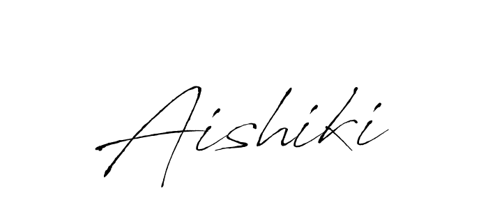 The best way (Antro_Vectra) to make a short signature is to pick only two or three words in your name. The name Aishiki include a total of six letters. For converting this name. Aishiki signature style 6 images and pictures png