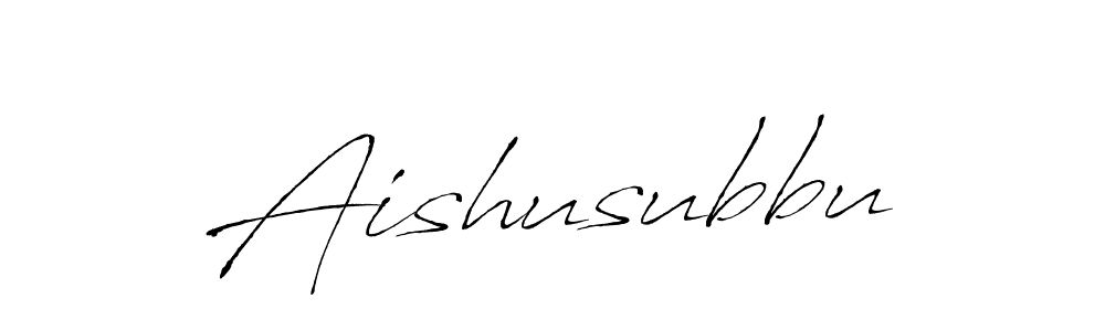 Design your own signature with our free online signature maker. With this signature software, you can create a handwritten (Antro_Vectra) signature for name Aishusubbu. Aishusubbu signature style 6 images and pictures png