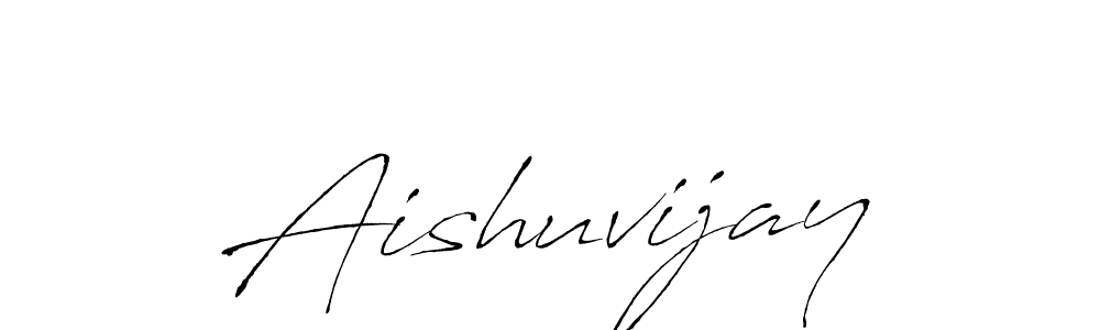 Also we have Aishuvijay name is the best signature style. Create professional handwritten signature collection using Antro_Vectra autograph style. Aishuvijay signature style 6 images and pictures png