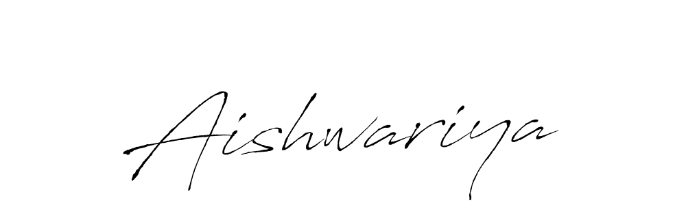 Design your own signature with our free online signature maker. With this signature software, you can create a handwritten (Antro_Vectra) signature for name Aishwariya. Aishwariya signature style 6 images and pictures png
