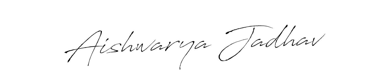 It looks lik you need a new signature style for name Aishwarya Jadhav. Design unique handwritten (Antro_Vectra) signature with our free signature maker in just a few clicks. Aishwarya Jadhav signature style 6 images and pictures png