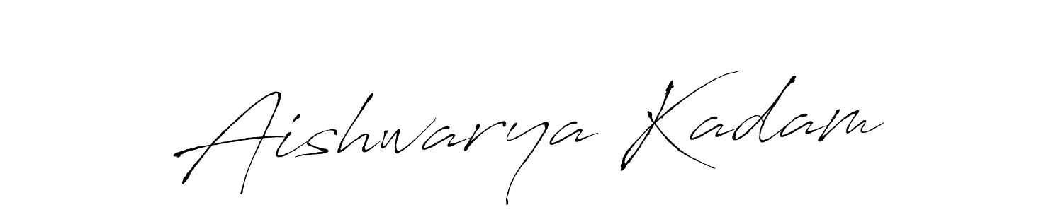 The best way (Antro_Vectra) to make a short signature is to pick only two or three words in your name. The name Aishwarya Kadam include a total of six letters. For converting this name. Aishwarya Kadam signature style 6 images and pictures png