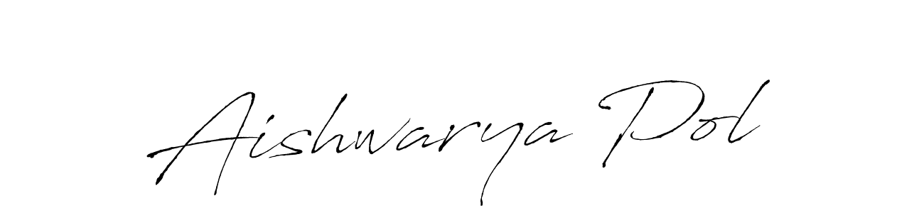 Design your own signature with our free online signature maker. With this signature software, you can create a handwritten (Antro_Vectra) signature for name Aishwarya Pol. Aishwarya Pol signature style 6 images and pictures png