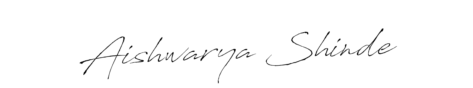 Create a beautiful signature design for name Aishwarya Shinde. With this signature (Antro_Vectra) fonts, you can make a handwritten signature for free. Aishwarya Shinde signature style 6 images and pictures png
