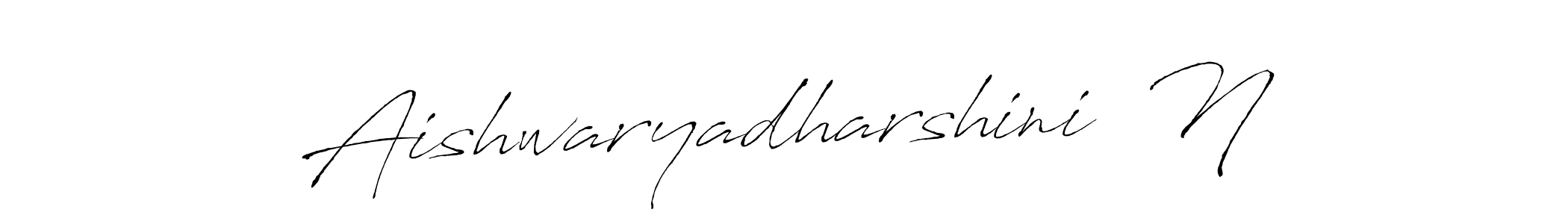 Aishwaryadharshini  N stylish signature style. Best Handwritten Sign (Antro_Vectra) for my name. Handwritten Signature Collection Ideas for my name Aishwaryadharshini  N. Aishwaryadharshini  N signature style 6 images and pictures png