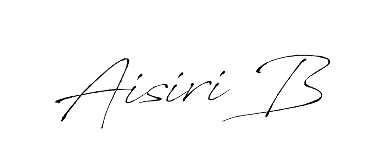Design your own signature with our free online signature maker. With this signature software, you can create a handwritten (Antro_Vectra) signature for name Aisiri B. Aisiri B signature style 6 images and pictures png
