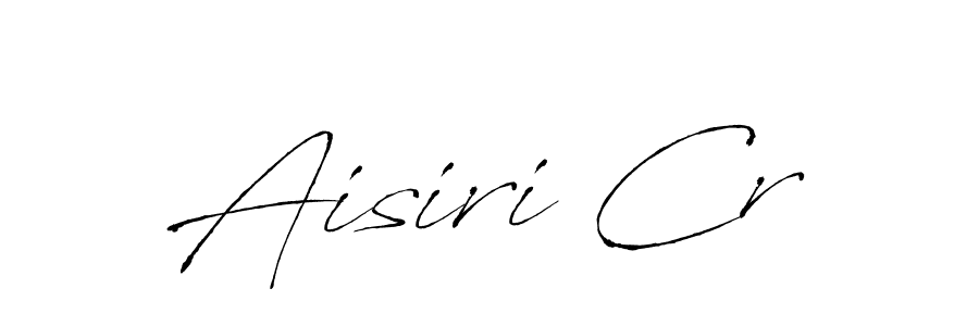 This is the best signature style for the Aisiri Cr name. Also you like these signature font (Antro_Vectra). Mix name signature. Aisiri Cr signature style 6 images and pictures png