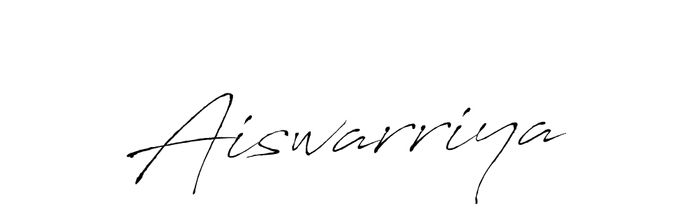 Use a signature maker to create a handwritten signature online. With this signature software, you can design (Antro_Vectra) your own signature for name Aiswarriya. Aiswarriya signature style 6 images and pictures png