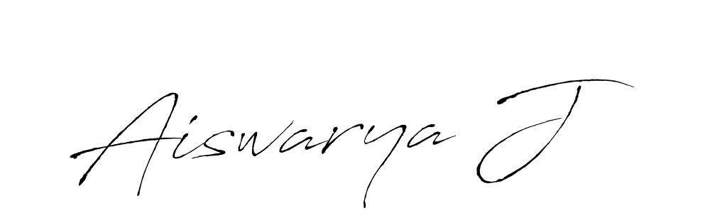 Use a signature maker to create a handwritten signature online. With this signature software, you can design (Antro_Vectra) your own signature for name Aiswarya J. Aiswarya J signature style 6 images and pictures png