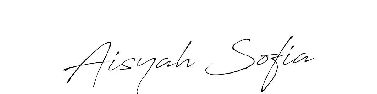 It looks lik you need a new signature style for name Aisyah Sofia. Design unique handwritten (Antro_Vectra) signature with our free signature maker in just a few clicks. Aisyah Sofia signature style 6 images and pictures png