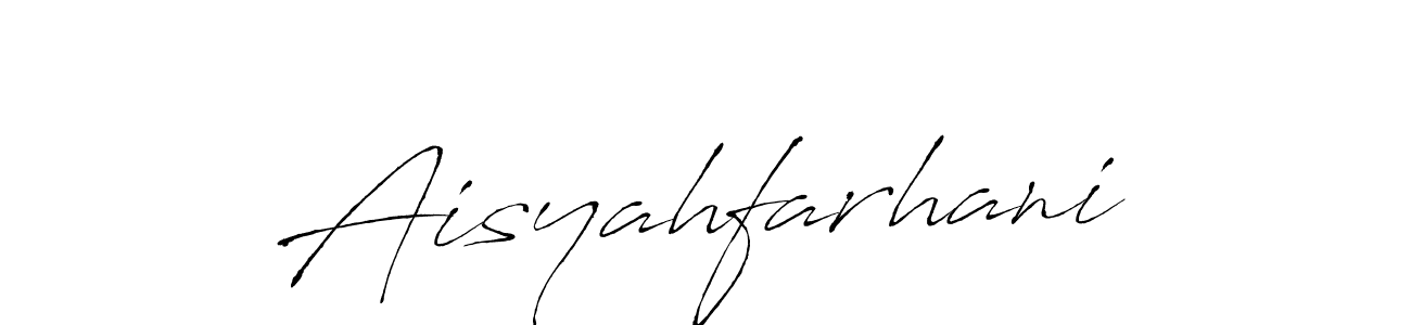 It looks lik you need a new signature style for name Aisyahfarhani. Design unique handwritten (Antro_Vectra) signature with our free signature maker in just a few clicks. Aisyahfarhani signature style 6 images and pictures png