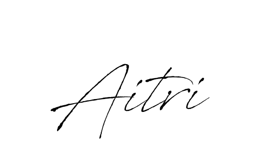 Similarly Antro_Vectra is the best handwritten signature design. Signature creator online .You can use it as an online autograph creator for name Aitri. Aitri signature style 6 images and pictures png