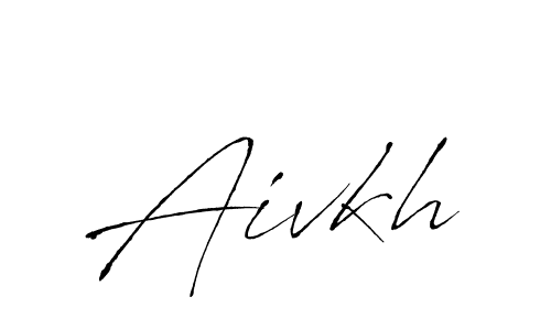 Design your own signature with our free online signature maker. With this signature software, you can create a handwritten (Antro_Vectra) signature for name Aivkh. Aivkh signature style 6 images and pictures png