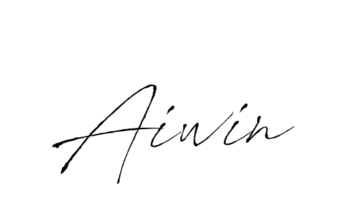 Antro_Vectra is a professional signature style that is perfect for those who want to add a touch of class to their signature. It is also a great choice for those who want to make their signature more unique. Get Aiwin name to fancy signature for free. Aiwin signature style 6 images and pictures png