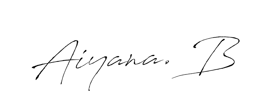 Create a beautiful signature design for name Aiyana. B. With this signature (Antro_Vectra) fonts, you can make a handwritten signature for free. Aiyana. B signature style 6 images and pictures png