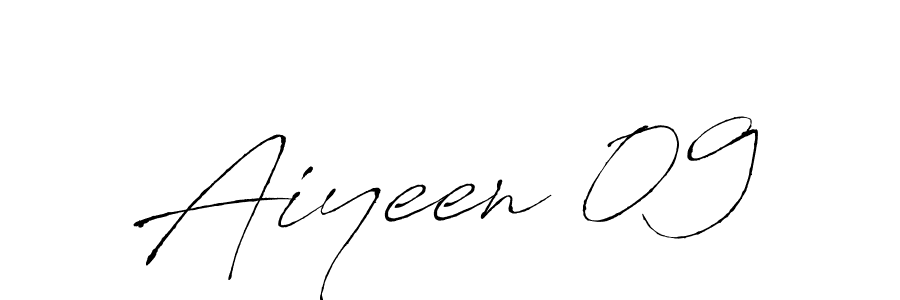 This is the best signature style for the Aiyeen 09 name. Also you like these signature font (Antro_Vectra). Mix name signature. Aiyeen 09 signature style 6 images and pictures png