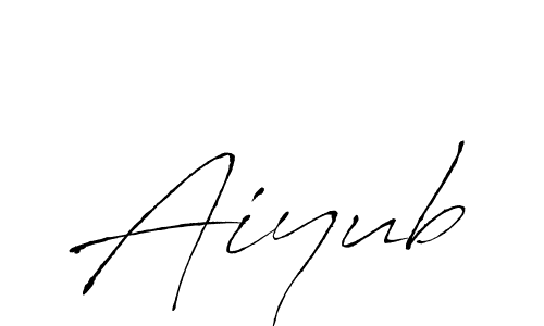Aiyub stylish signature style. Best Handwritten Sign (Antro_Vectra) for my name. Handwritten Signature Collection Ideas for my name Aiyub. Aiyub signature style 6 images and pictures png
