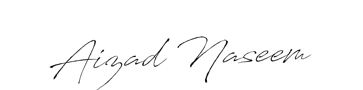 How to make Aizad Naseem signature? Antro_Vectra is a professional autograph style. Create handwritten signature for Aizad Naseem name. Aizad Naseem signature style 6 images and pictures png