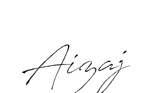 Design your own signature with our free online signature maker. With this signature software, you can create a handwritten (Antro_Vectra) signature for name Aizaj. Aizaj signature style 6 images and pictures png