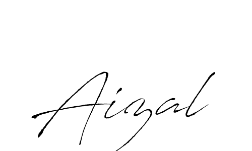 Create a beautiful signature design for name Aizal. With this signature (Antro_Vectra) fonts, you can make a handwritten signature for free. Aizal signature style 6 images and pictures png