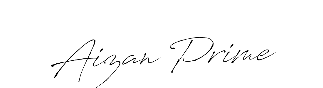 Also we have Aizan Prime name is the best signature style. Create professional handwritten signature collection using Antro_Vectra autograph style. Aizan Prime signature style 6 images and pictures png