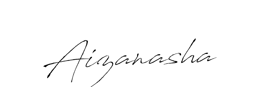 Make a beautiful signature design for name Aizanasha. With this signature (Antro_Vectra) style, you can create a handwritten signature for free. Aizanasha signature style 6 images and pictures png