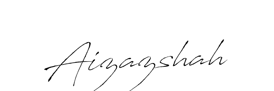 Design your own signature with our free online signature maker. With this signature software, you can create a handwritten (Antro_Vectra) signature for name Aizazshah. Aizazshah signature style 6 images and pictures png