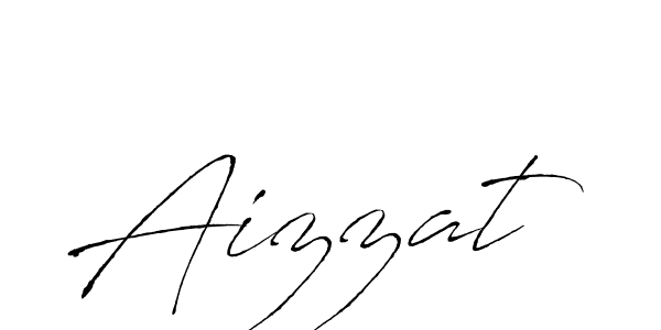 How to make Aizzat name signature. Use Antro_Vectra style for creating short signs online. This is the latest handwritten sign. Aizzat signature style 6 images and pictures png