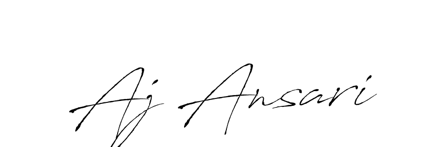 Also You can easily find your signature by using the search form. We will create Aj Ansari name handwritten signature images for you free of cost using Antro_Vectra sign style. Aj Ansari signature style 6 images and pictures png