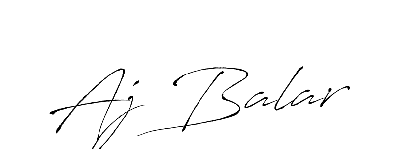 How to make Aj Balar signature? Antro_Vectra is a professional autograph style. Create handwritten signature for Aj Balar name. Aj Balar signature style 6 images and pictures png