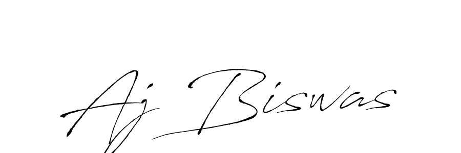 Create a beautiful signature design for name Aj Biswas. With this signature (Antro_Vectra) fonts, you can make a handwritten signature for free. Aj Biswas signature style 6 images and pictures png