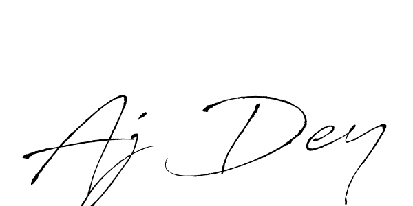 Make a beautiful signature design for name Aj Dey. With this signature (Antro_Vectra) style, you can create a handwritten signature for free. Aj Dey signature style 6 images and pictures png