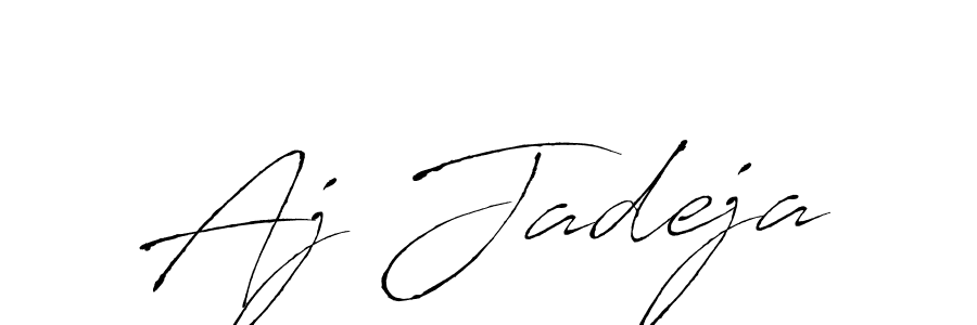 This is the best signature style for the Aj Jadeja name. Also you like these signature font (Antro_Vectra). Mix name signature. Aj Jadeja signature style 6 images and pictures png