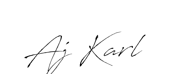 You can use this online signature creator to create a handwritten signature for the name Aj Karl. This is the best online autograph maker. Aj Karl signature style 6 images and pictures png