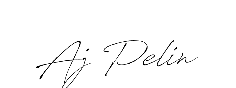 Make a beautiful signature design for name Aj Pelin. With this signature (Antro_Vectra) style, you can create a handwritten signature for free. Aj Pelin signature style 6 images and pictures png