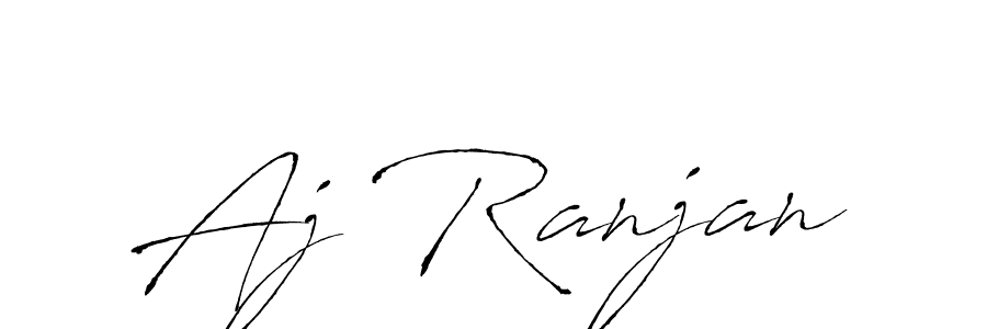 Aj Ranjan stylish signature style. Best Handwritten Sign (Antro_Vectra) for my name. Handwritten Signature Collection Ideas for my name Aj Ranjan. Aj Ranjan signature style 6 images and pictures png