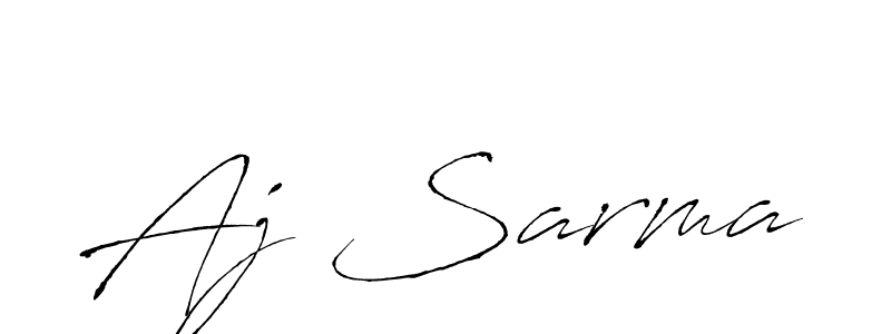 Make a beautiful signature design for name Aj Sarma. Use this online signature maker to create a handwritten signature for free. Aj Sarma signature style 6 images and pictures png