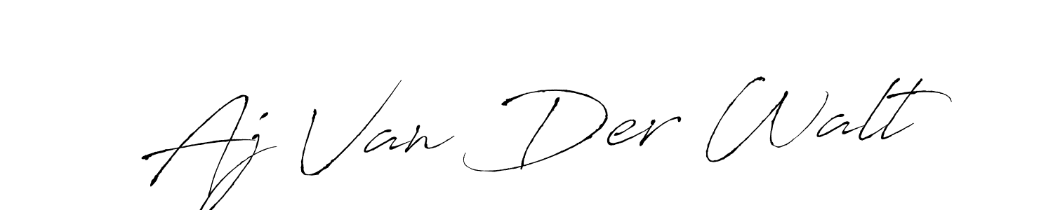 Design your own signature with our free online signature maker. With this signature software, you can create a handwritten (Antro_Vectra) signature for name Aj Van Der Walt. Aj Van Der Walt signature style 6 images and pictures png