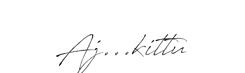 How to make Aj...kittu signature? Antro_Vectra is a professional autograph style. Create handwritten signature for Aj...kittu name. Aj...kittu signature style 6 images and pictures png