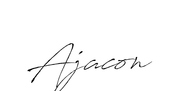 Also You can easily find your signature by using the search form. We will create Ajacon name handwritten signature images for you free of cost using Antro_Vectra sign style. Ajacon signature style 6 images and pictures png