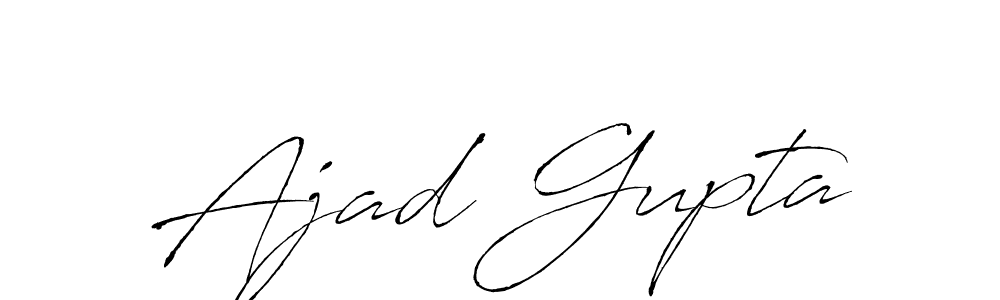 How to make Ajad Gupta signature? Antro_Vectra is a professional autograph style. Create handwritten signature for Ajad Gupta name. Ajad Gupta signature style 6 images and pictures png