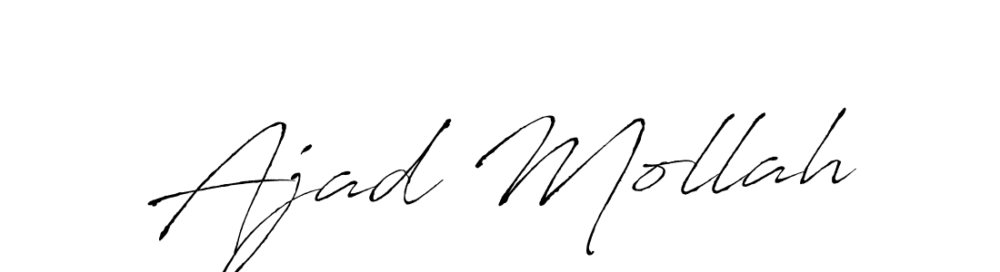 You should practise on your own different ways (Antro_Vectra) to write your name (Ajad Mollah) in signature. don't let someone else do it for you. Ajad Mollah signature style 6 images and pictures png