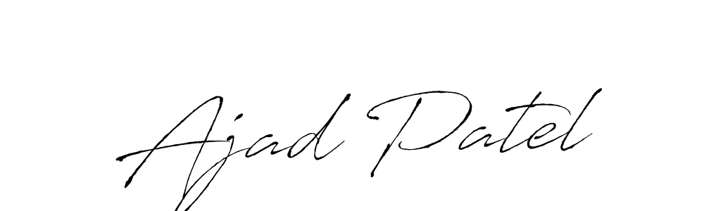 It looks lik you need a new signature style for name Ajad Patel. Design unique handwritten (Antro_Vectra) signature with our free signature maker in just a few clicks. Ajad Patel signature style 6 images and pictures png