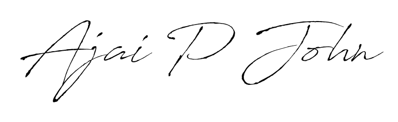 If you are searching for the best signature style for your name Ajai P John, here we have designed multiple signature styles using Antro_Vectra. Ajai P John signature style 6 images and pictures png