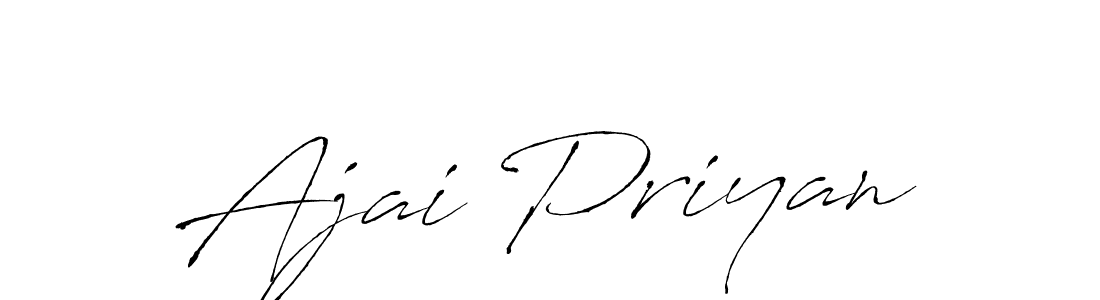 It looks lik you need a new signature style for name Ajai Priyan. Design unique handwritten (Antro_Vectra) signature with our free signature maker in just a few clicks. Ajai Priyan signature style 6 images and pictures png